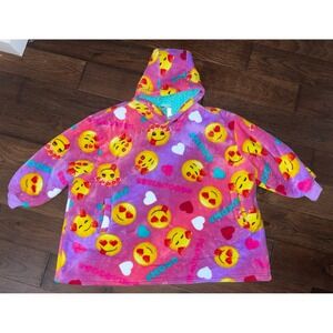Emoji The Iconic Brand Pull Over Hoodie‎ Size 4-10 one size fits most